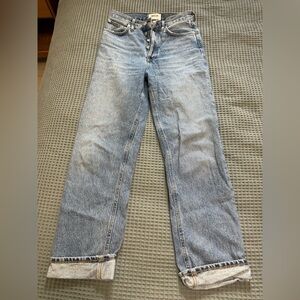 Agolde Classic Blue Denim Jeans